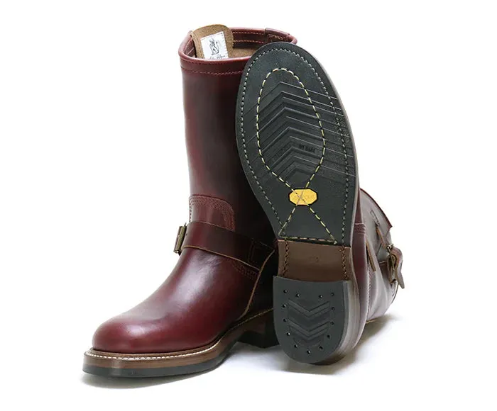 LK-003 Wabash Engineer Boots Horween CXL Burgundy sold by Brooklyn Clothing Co. product image thumbnail 2