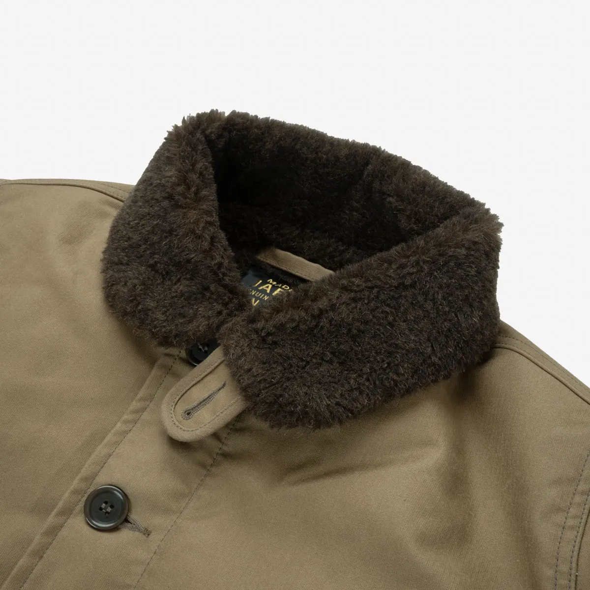 IHM-37-KHA Oiled Whipcord N1 Deck Jacket Khaki sold by Brooklyn Clothing Co. product image thumbnail 2