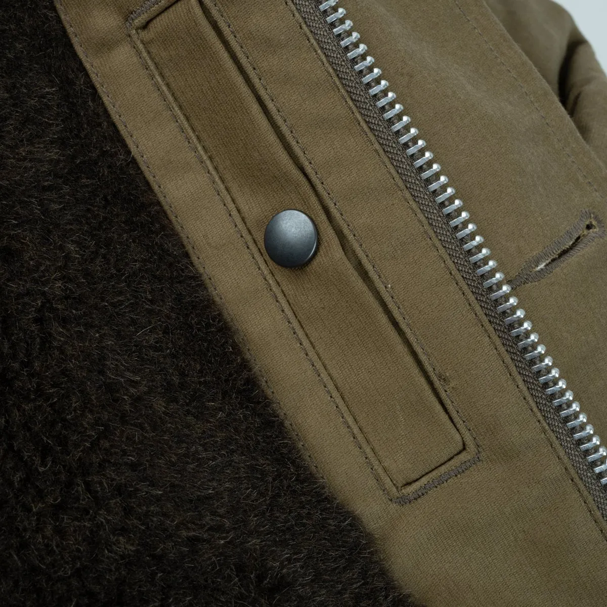 IHM-37-KHA Oiled Whipcord N1 Deck Jacket Khaki sold by Brooklyn Clothing Co. product image thumbnail 5