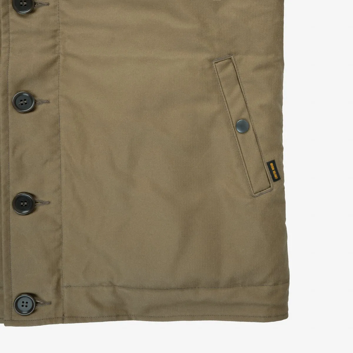 IHM-37-KHA Oiled Whipcord N1 Deck Jacket Khaki sold by Brooklyn Clothing Co. product image thumbnail 4