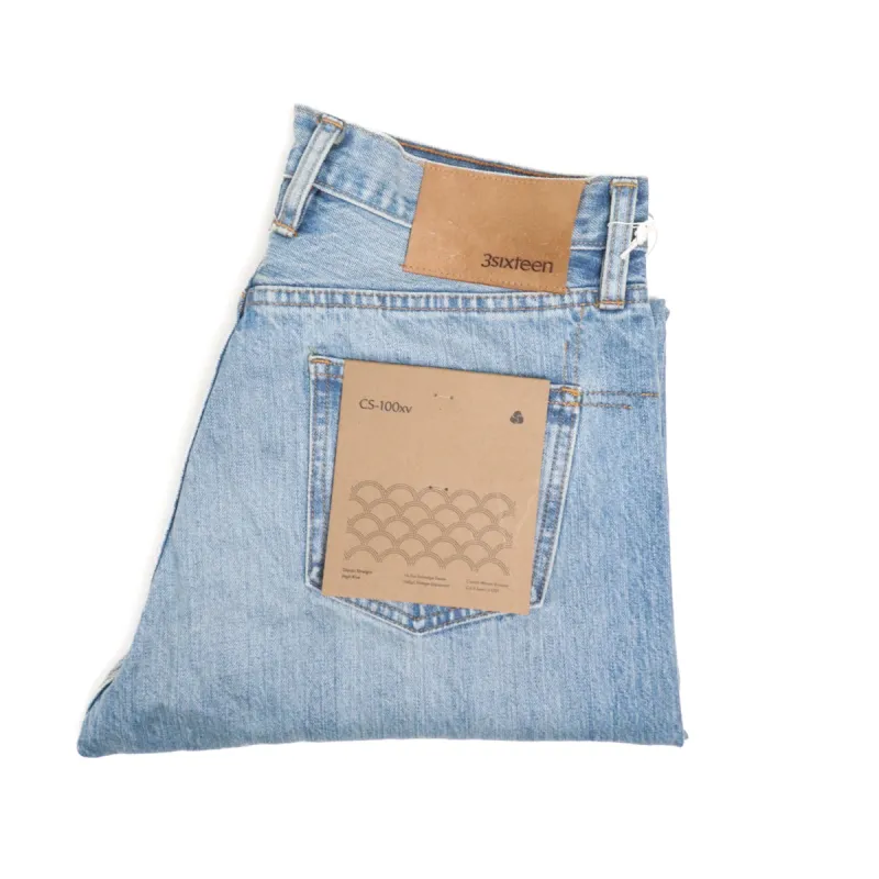 CS-100xv Classic Straight Indigo Selvedge Vintage Wash sold by Brooklyn Clothing Co.