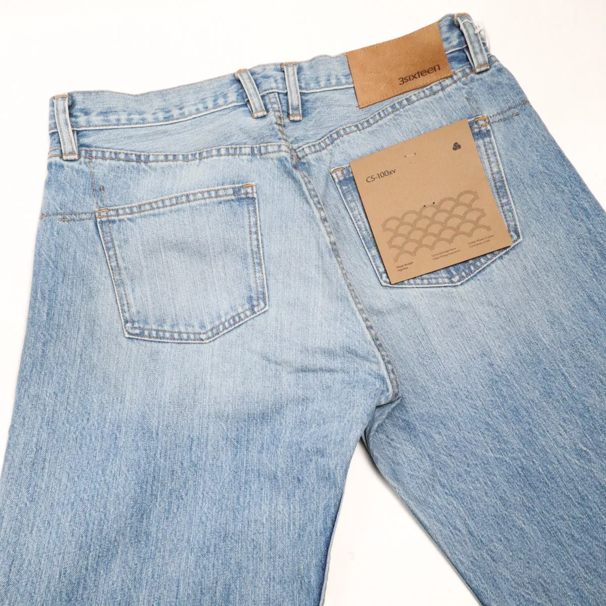 CS-100xv Classic Straight Indigo Selvedge Vintage Wash sold by Brooklyn Clothing Co. product image thumbnail 4