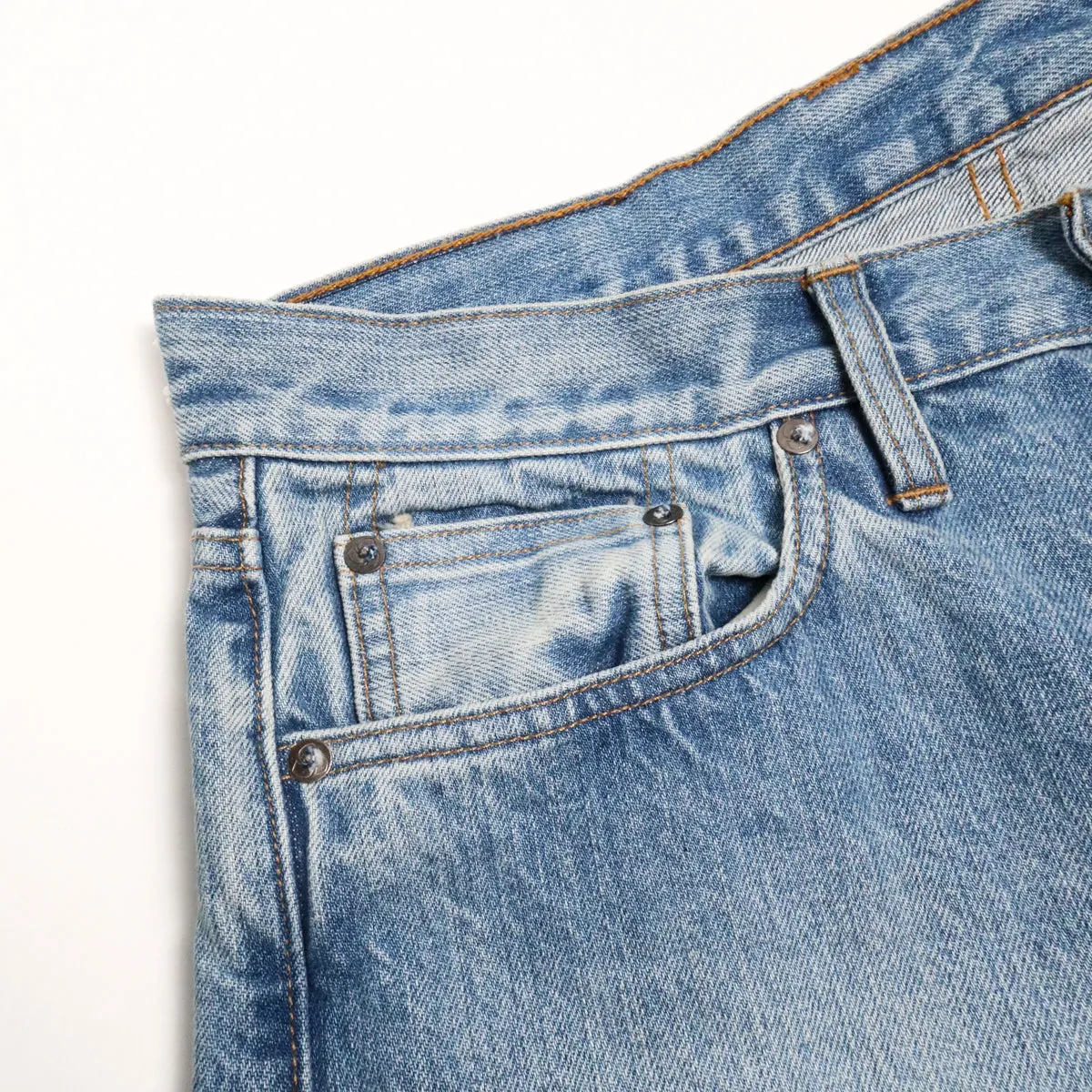 CS-100xv Classic Straight Indigo Selvedge Vintage Wash sold by Brooklyn Clothing Co. product image thumbnail 5