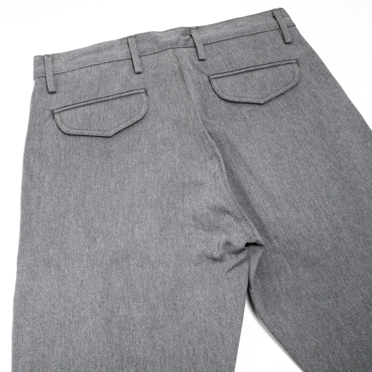 Officer High Trouser 12oz Heather Grey Selvedge Denim sold by Brooklyn Clothing Co. product image thumbnail 3