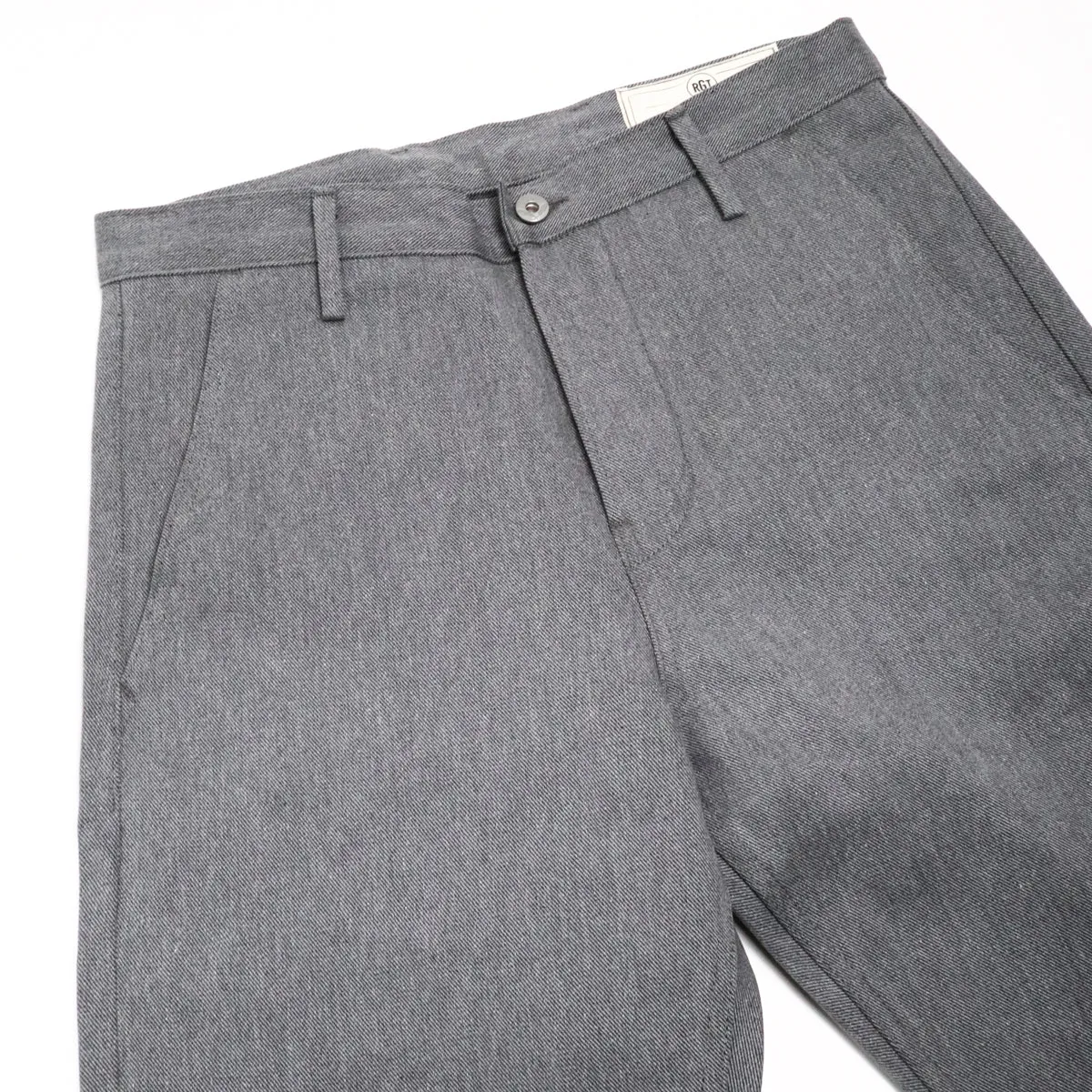 Officer High Trouser 12oz Heather Grey Selvedge Denim sold by Brooklyn Clothing Co. product image thumbnail 4