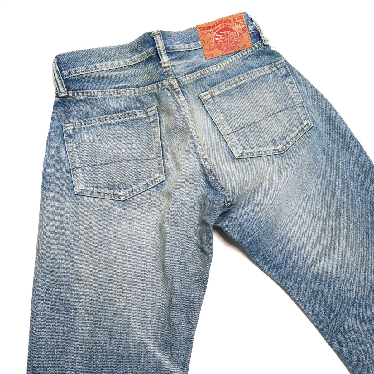 D1826US OW BL 13oz "Ivy Wash" Selvedge Relaxed Taper sold by Brooklyn Clothing Co. product image thumbnail 3