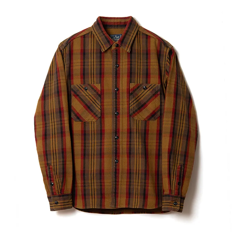5714 Heavyweight Flannel Shirt Yellow sold by Brooklyn Clothing Co.