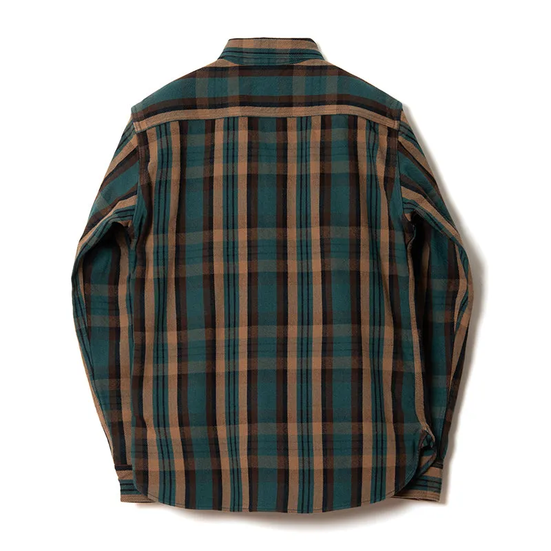 5714 Heavyweight Flannel Shirt Green sold by Brooklyn Clothing Co. product image thumbnail 2
