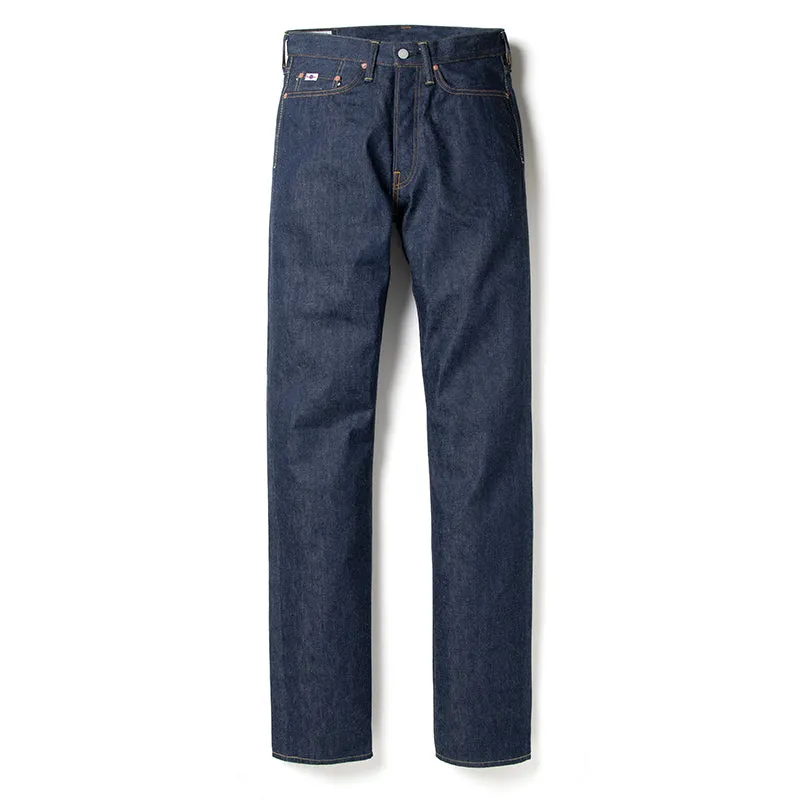 SD-800S Natural Indigo Tapered Selvedge Denim One Wash sold by Brooklyn Clothing Co.