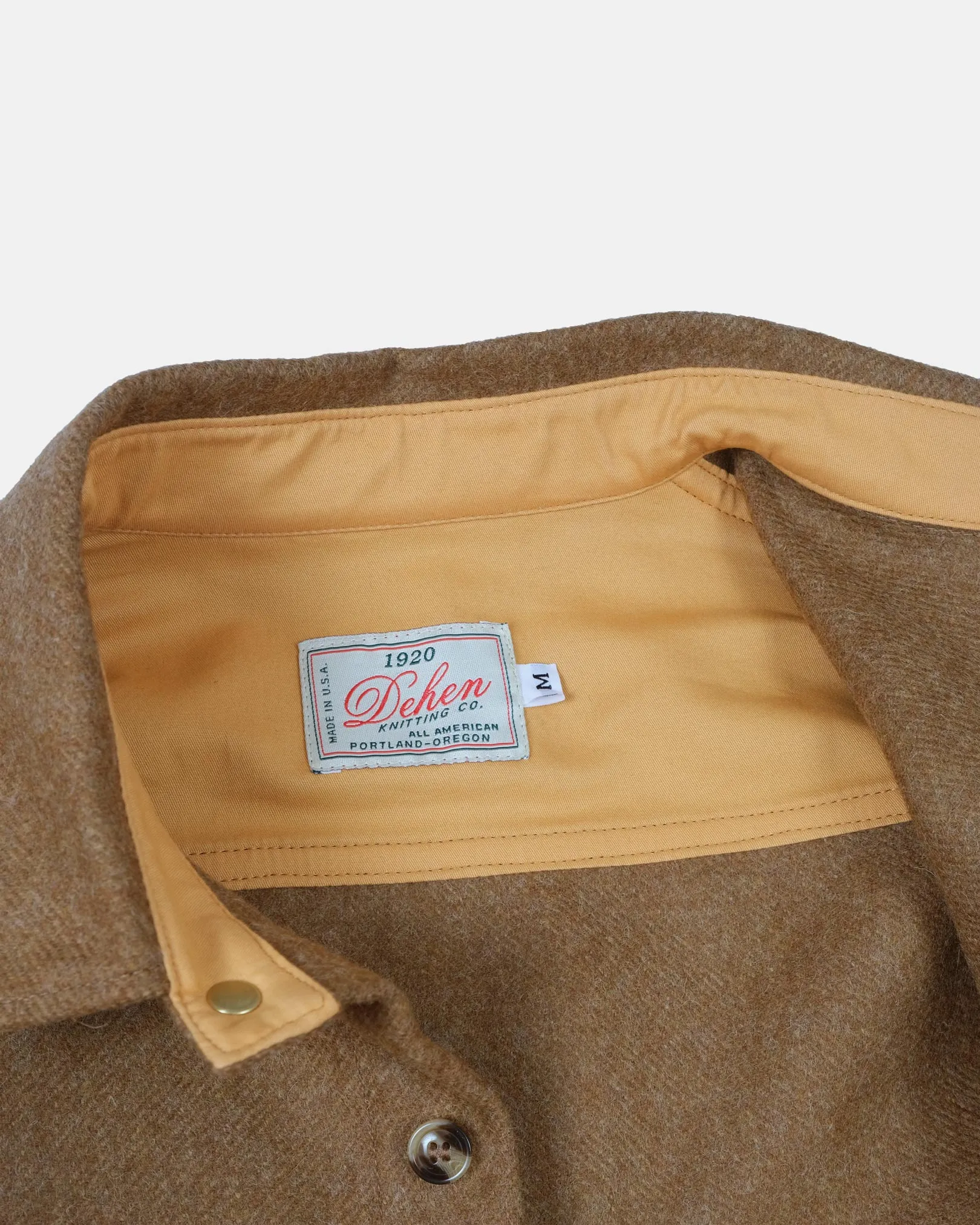 Crissman Overshirt Dark Tan Mix sold by Brooklyn Clothing Co. product image thumbnail 5