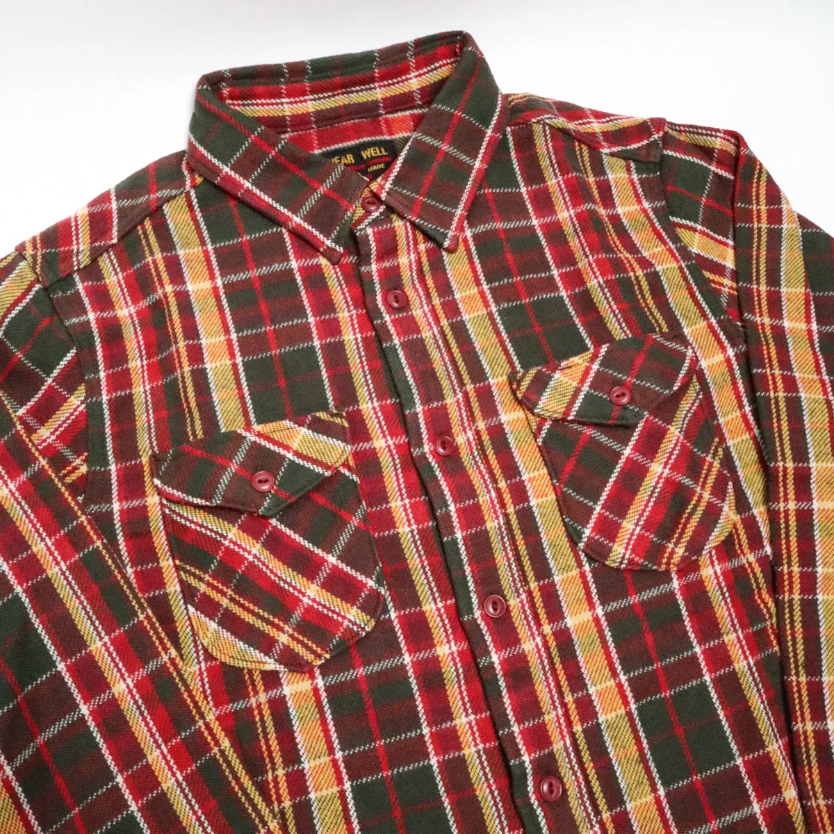 Heavy Flannel Shirt Red sold by Brooklyn Clothing Co. product image thumbnail 3