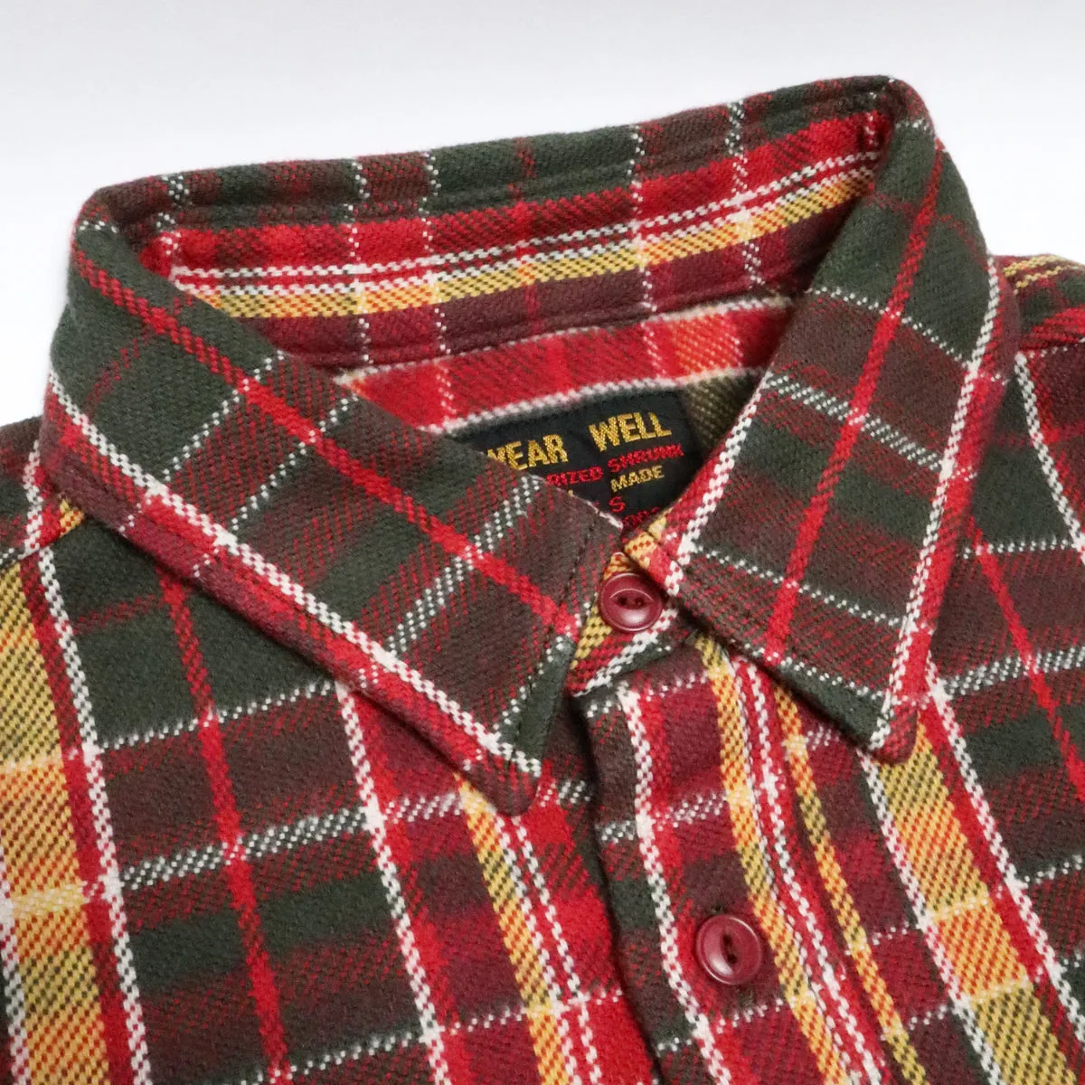 Heavy Flannel Shirt Red sold by Brooklyn Clothing Co. product image thumbnail 2