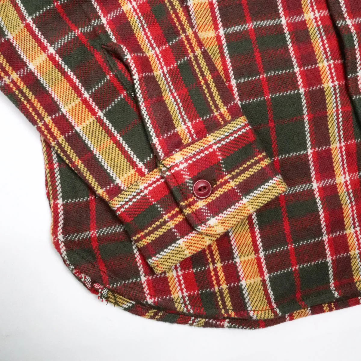 Heavy Flannel Shirt Red sold by Brooklyn Clothing Co. product image thumbnail 4