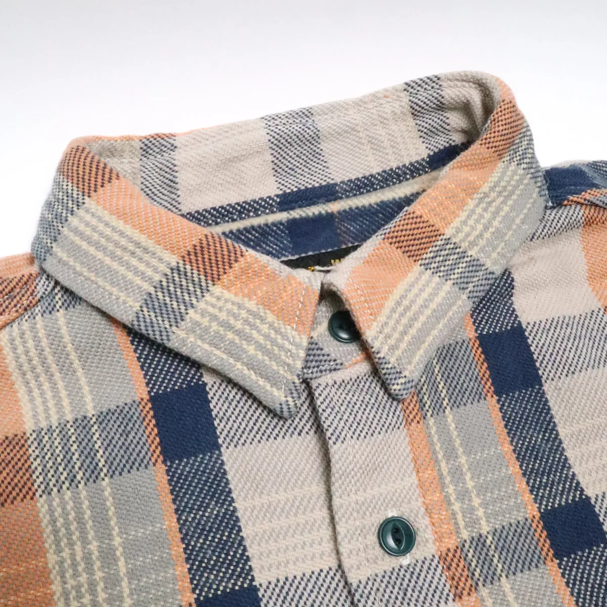 Heavy Flannel Shirt Navy sold by Brooklyn Clothing Co. product image thumbnail 2