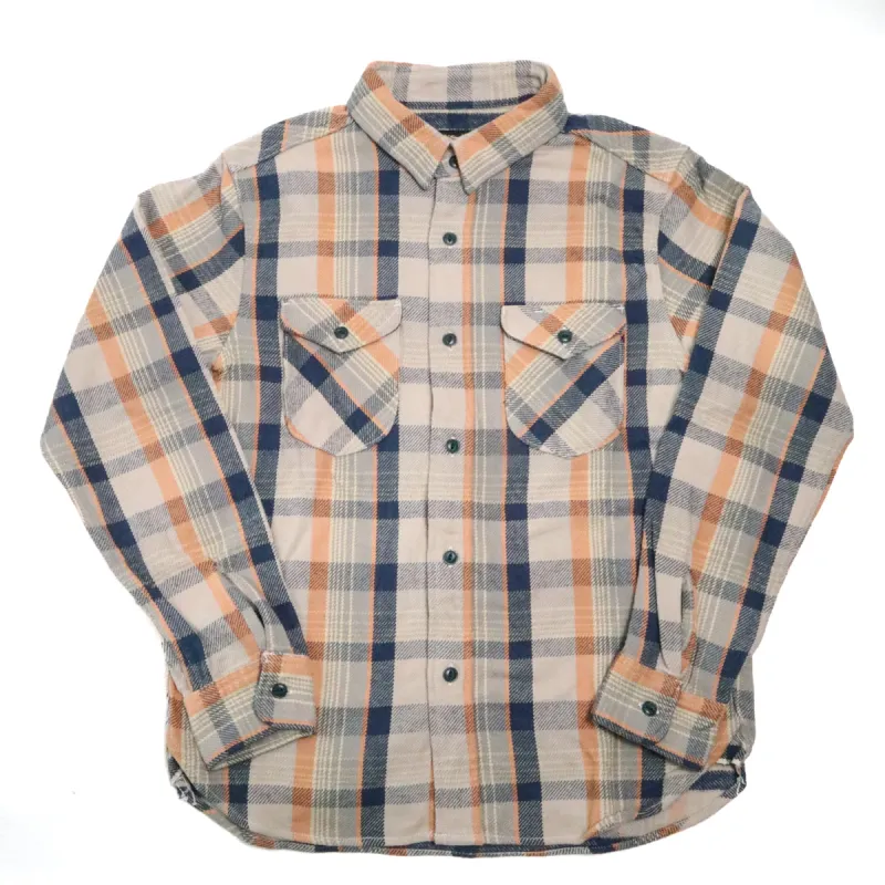 Heavy Flannel Shirt Navy sold by Brooklyn Clothing Co.