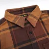 Extra Heavy Flannel Shirt Orange sold by Brooklyn Clothing Co.