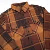 Extra Heavy Flannel Shirt Orange sold by Brooklyn Clothing Co.