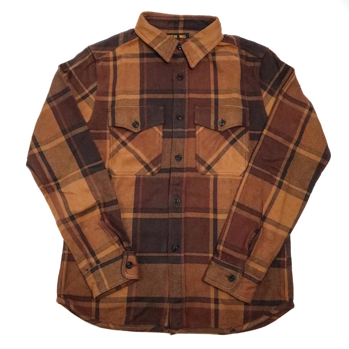 Extra Heavy Flannel Shirt Orange sold by Brooklyn Clothing Co.