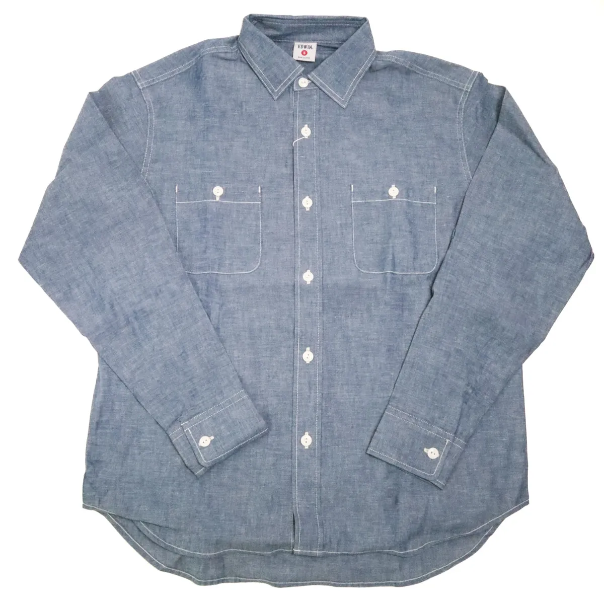 KST30 Work Shirt Chambray Blue sold by Brooklyn Clothing Co.