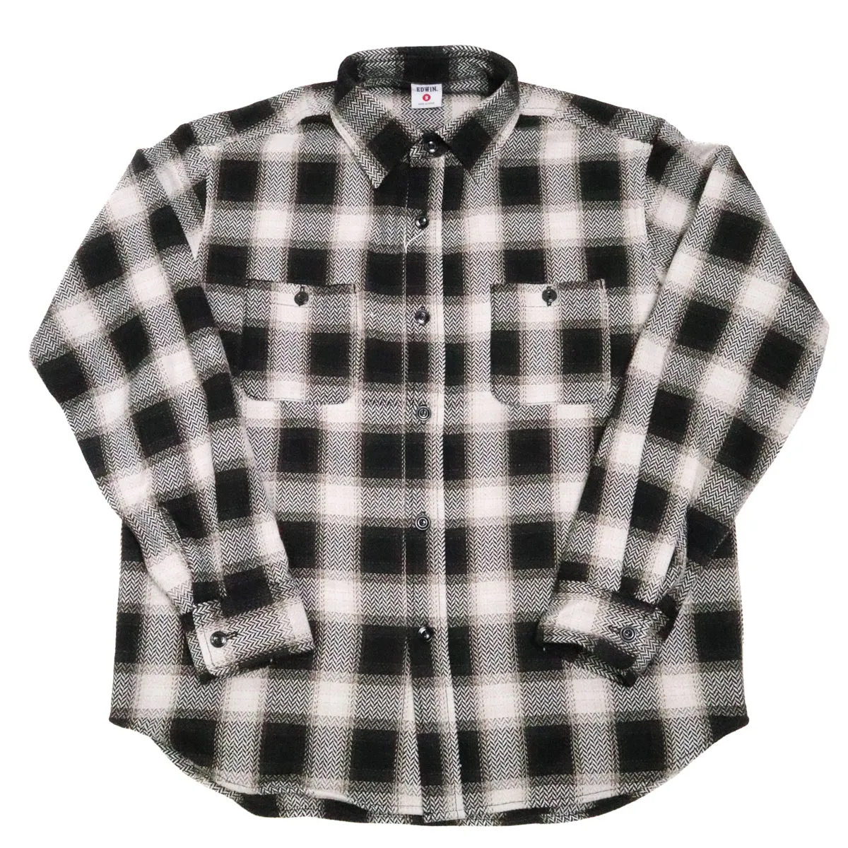 KST30 Heavyweight Flannel Workshirt White sold by Brooklyn Clothing Co.