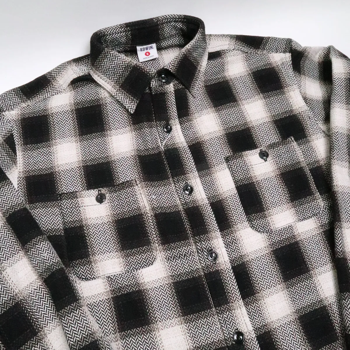 KST30 Heavyweight Flannel Workshirt White sold by Brooklyn Clothing Co. product image thumbnail 3