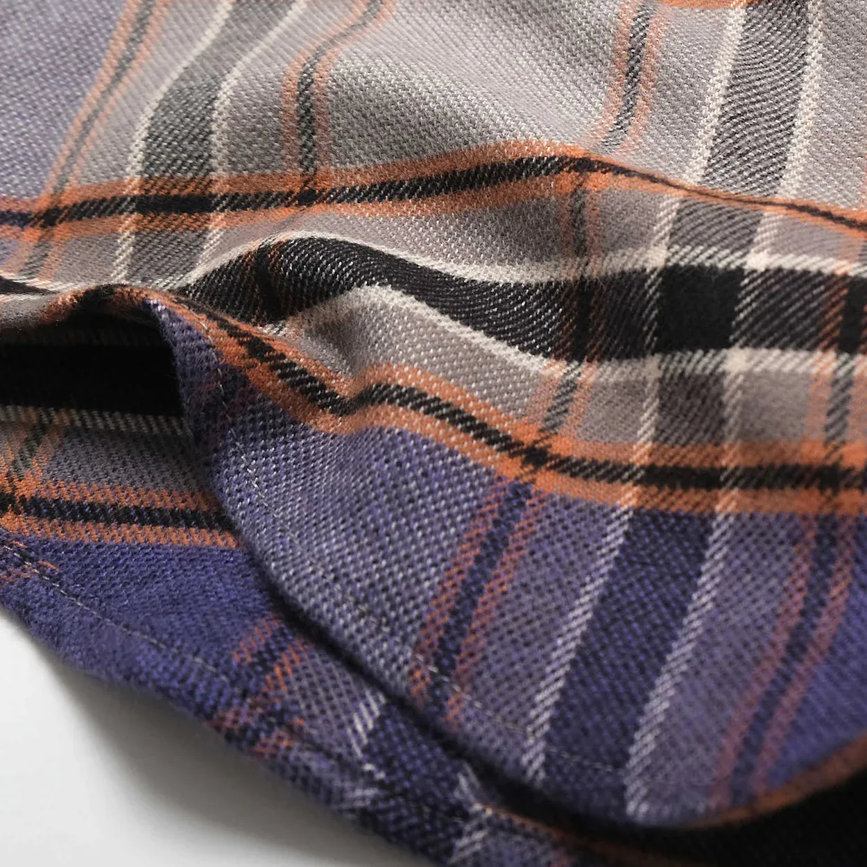 Plum Plaid Flannel Shirt sold by Brooklyn Clothing Co. product image thumbnail 4