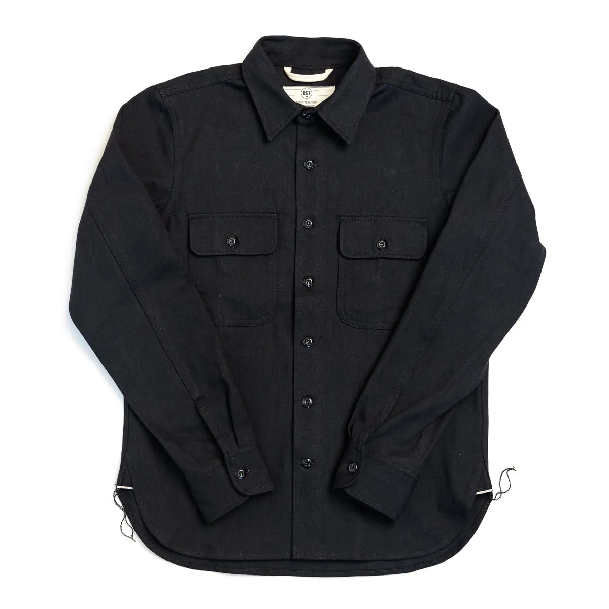 Field Shirt 11oz Stealth Selvedge Denim sold by Brooklyn Clothing Co.