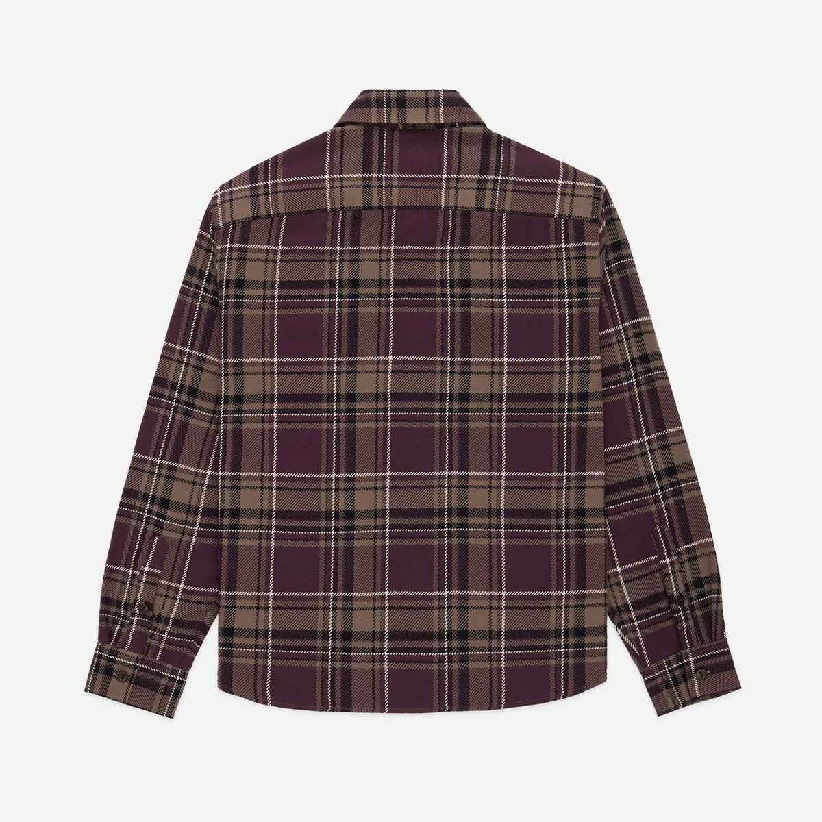 Utility Flannel Burgundy Oak Plaid sold by Brooklyn Clothing Co. product image thumbnail 4