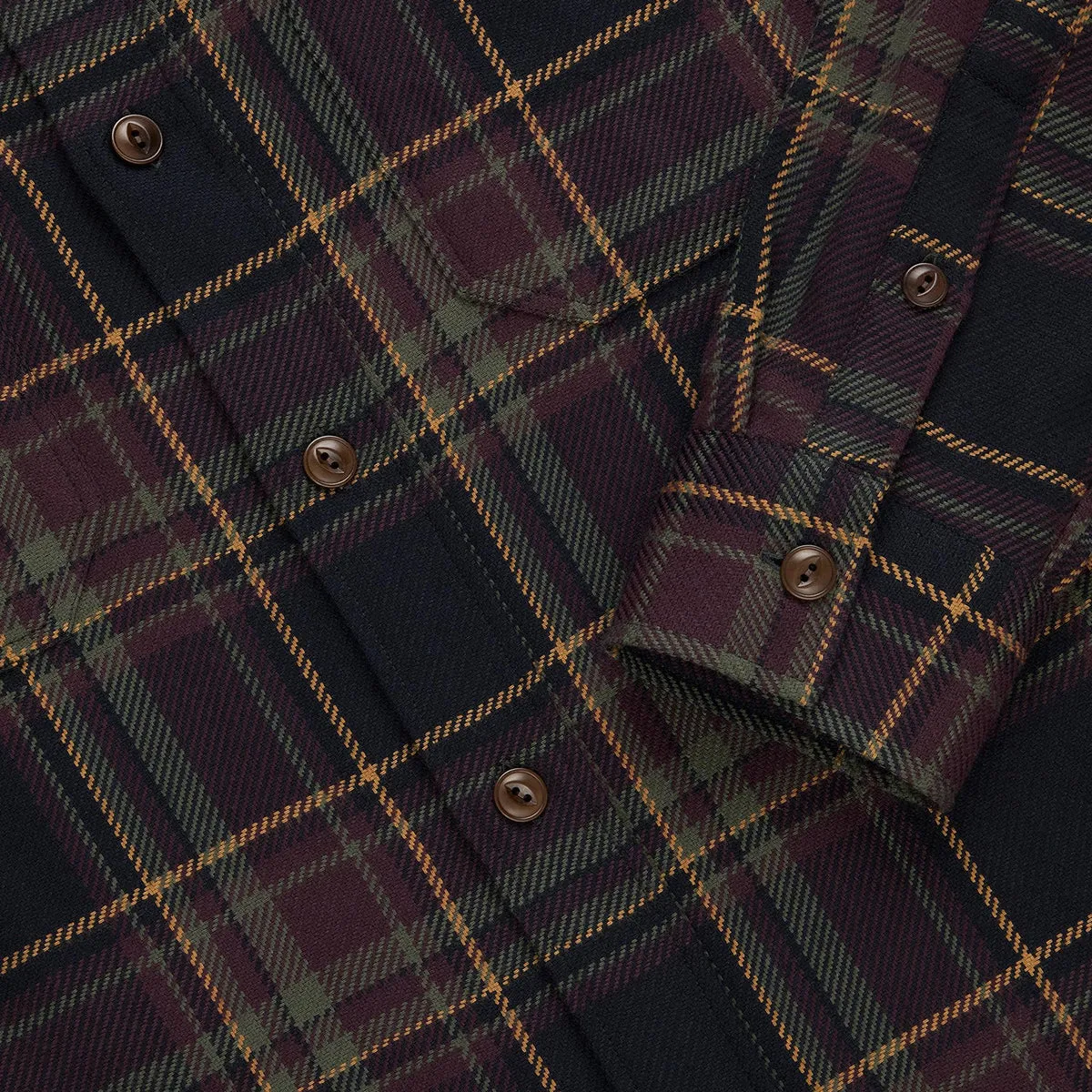 Utility Flannel Black Olive sold by Brooklyn Clothing Co. product image thumbnail 3