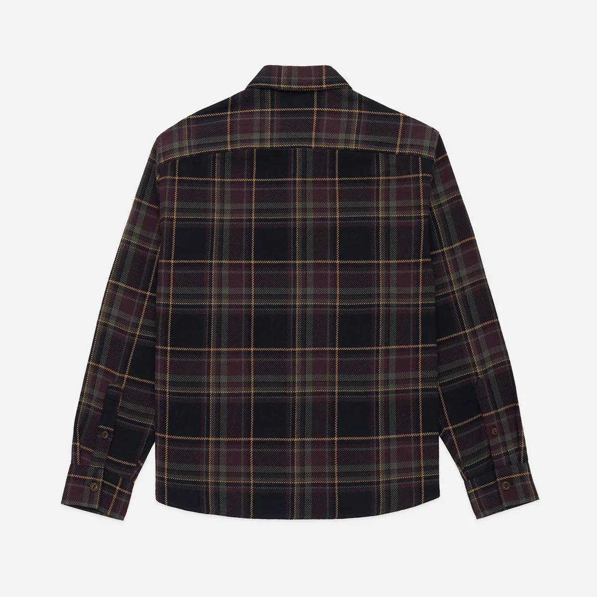 Utility Flannel Black Olive sold by Brooklyn Clothing Co. product image thumbnail 4