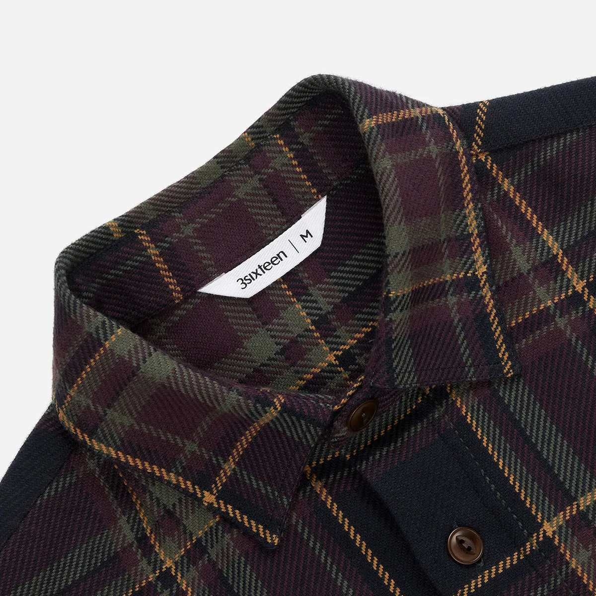 Utility Flannel Black Olive sold by Brooklyn Clothing Co. product image thumbnail 2
