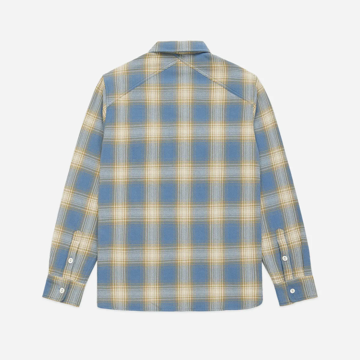 Crosscut Flannel Powder Blue sold by Brooklyn Clothing Co. product image thumbnail 4