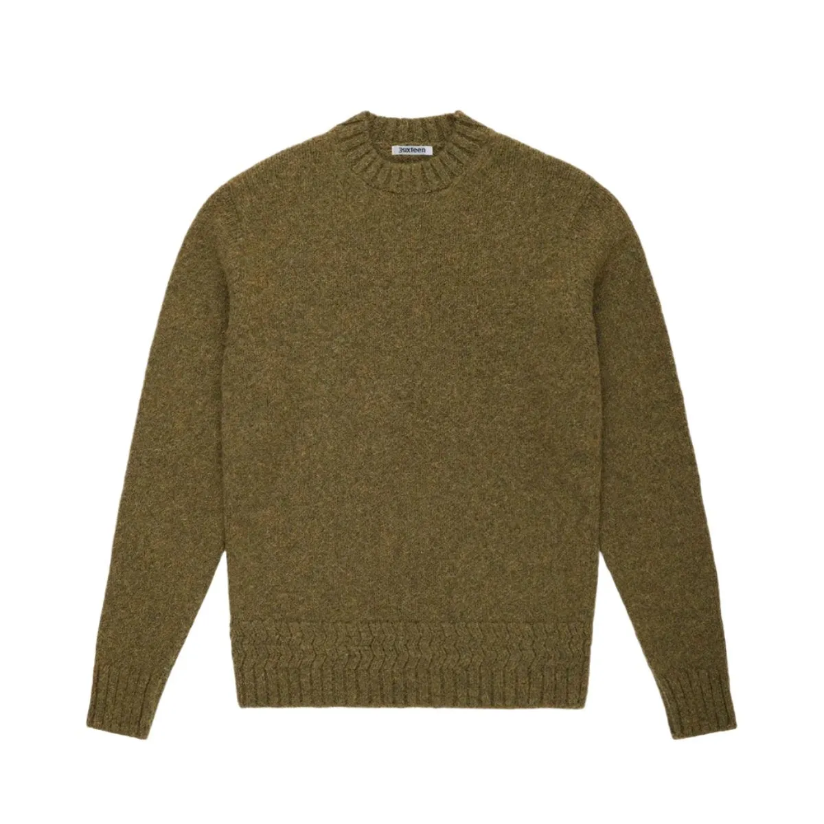 Alpaca Crewneck Forest sold by Brooklyn Clothing Co.