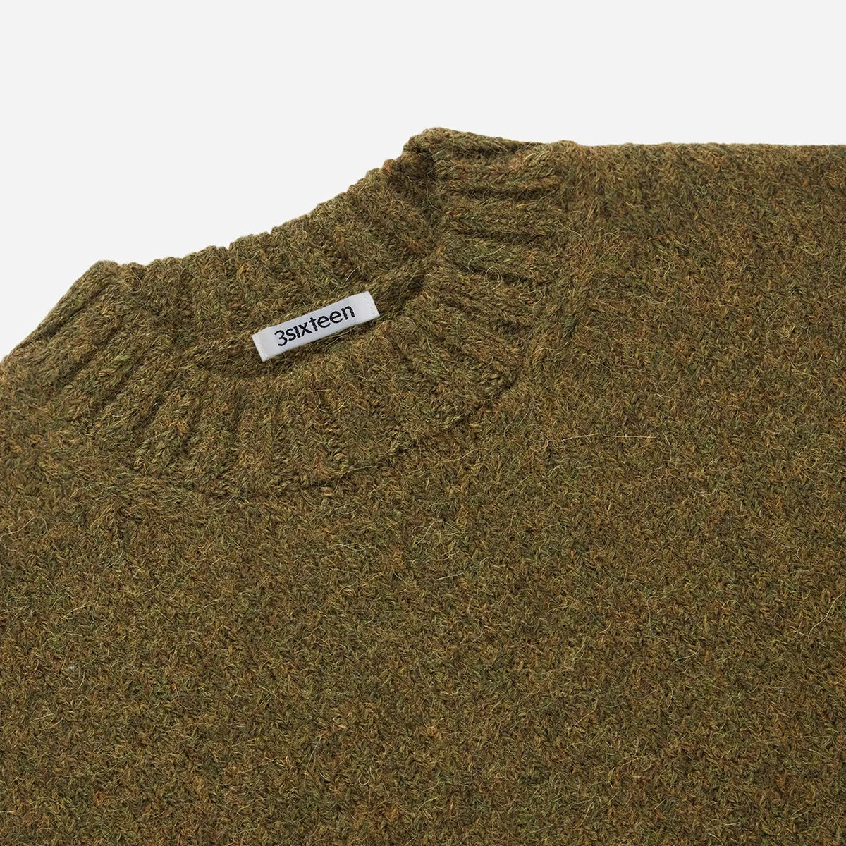 Alpaca Crewneck Forest sold by Brooklyn Clothing Co. product image thumbnail 2