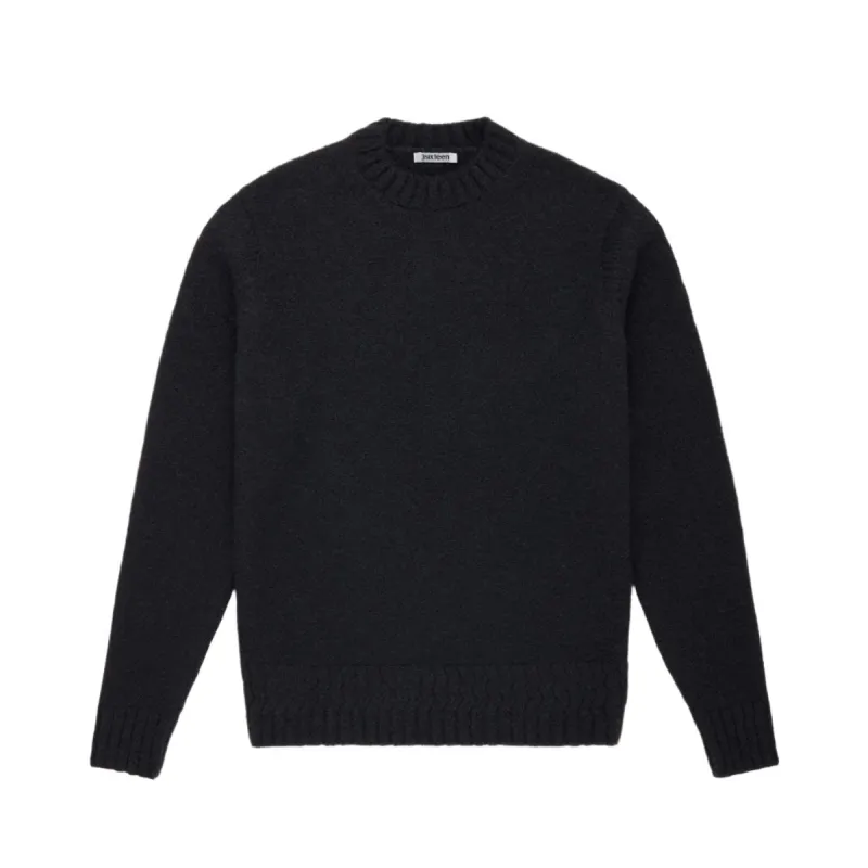 Alpaca Crewneck Black sold by Brooklyn Clothing Co.