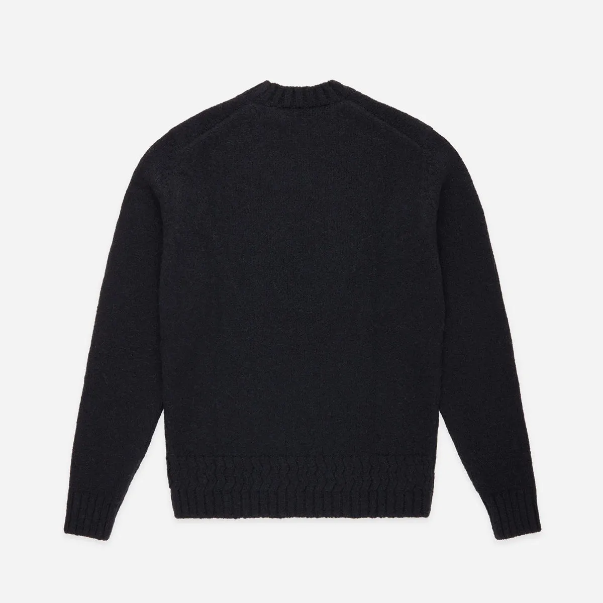 Alpaca Crewneck Black sold by Brooklyn Clothing Co. product image thumbnail 4