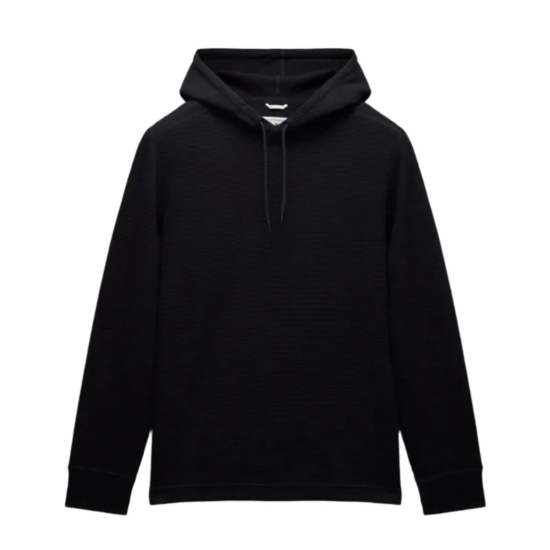 Lightweight Waffle Hoodie Black sold by Brooklyn Clothing Co.