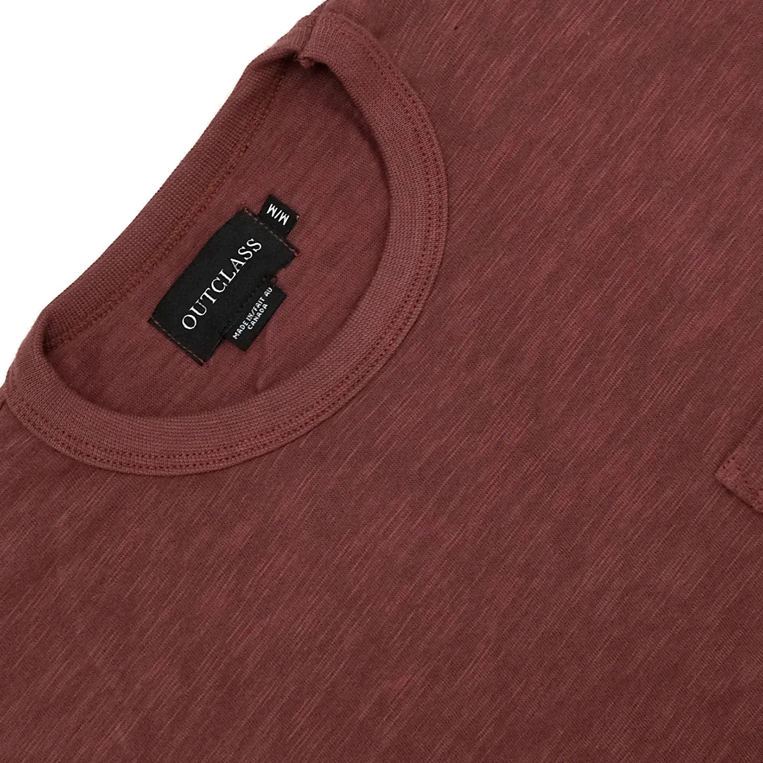 Mauve Slub Long Sleeve T-Shirt sold by Brooklyn Clothing Co. product image thumbnail 2