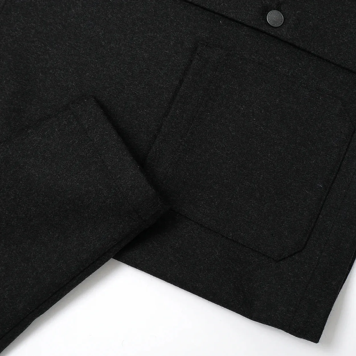 Charcoal Wool Chore Coat sold by Brooklyn Clothing Co. product image thumbnail 3