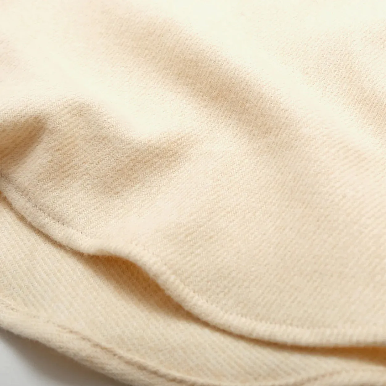 Ecru Twill Flannel Shirt sold by Brooklyn Clothing Co. product image thumbnail 4