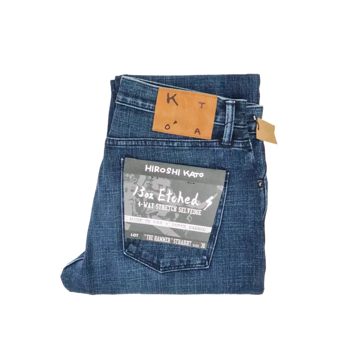 The Hammer Straight 13oz Syd Selvedge Denim sold by Brooklyn Clothing Co.