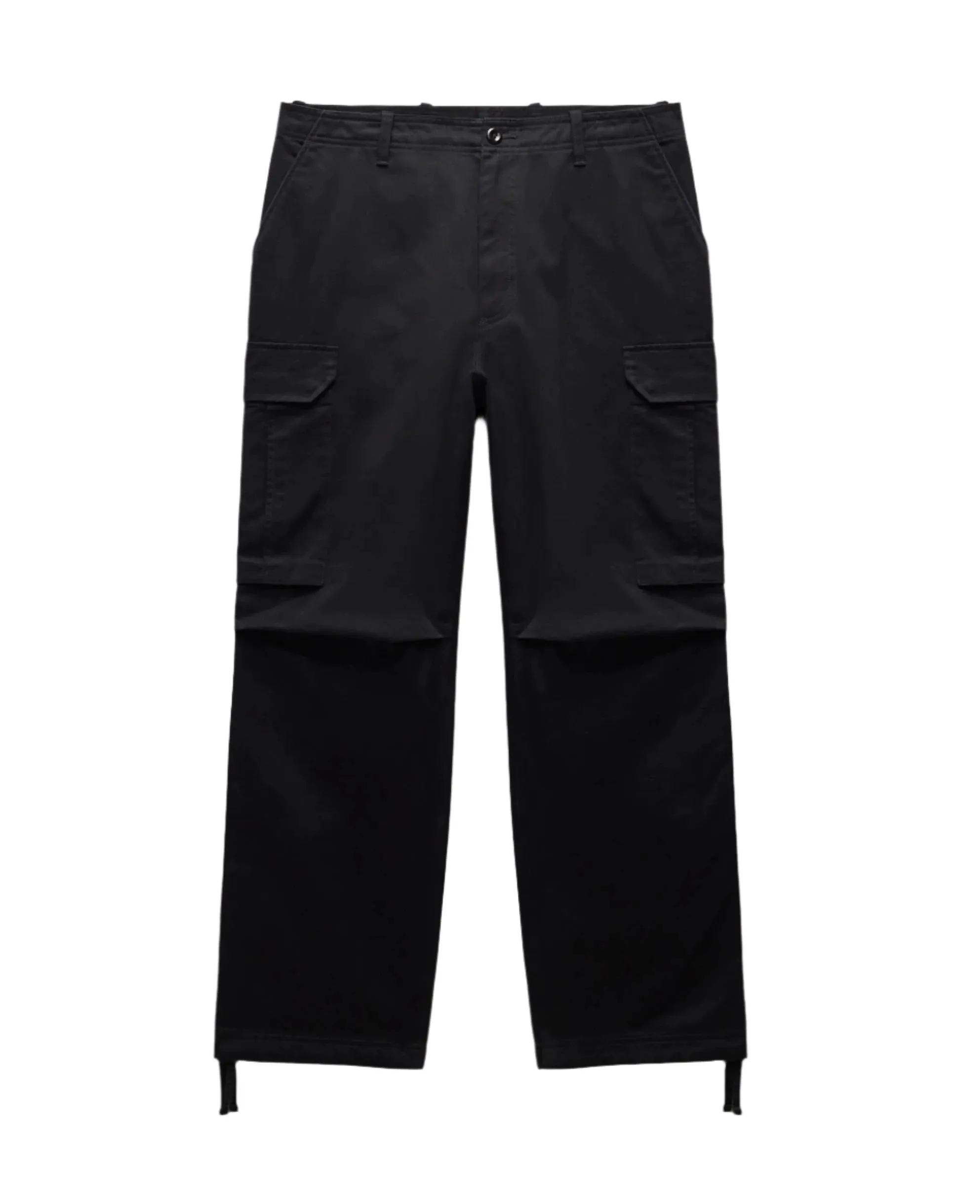Cotton Chino Keeper Cargo Pant Black sold by Brooklyn Clothing Co.