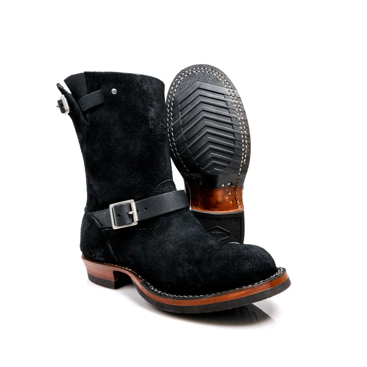 Brooklyn Clothing X White's Boots Cykel Engineer Boot Seidel Black Oil Tan Roughout sold by Brooklyn Clothing Co. product image thumbnail 2