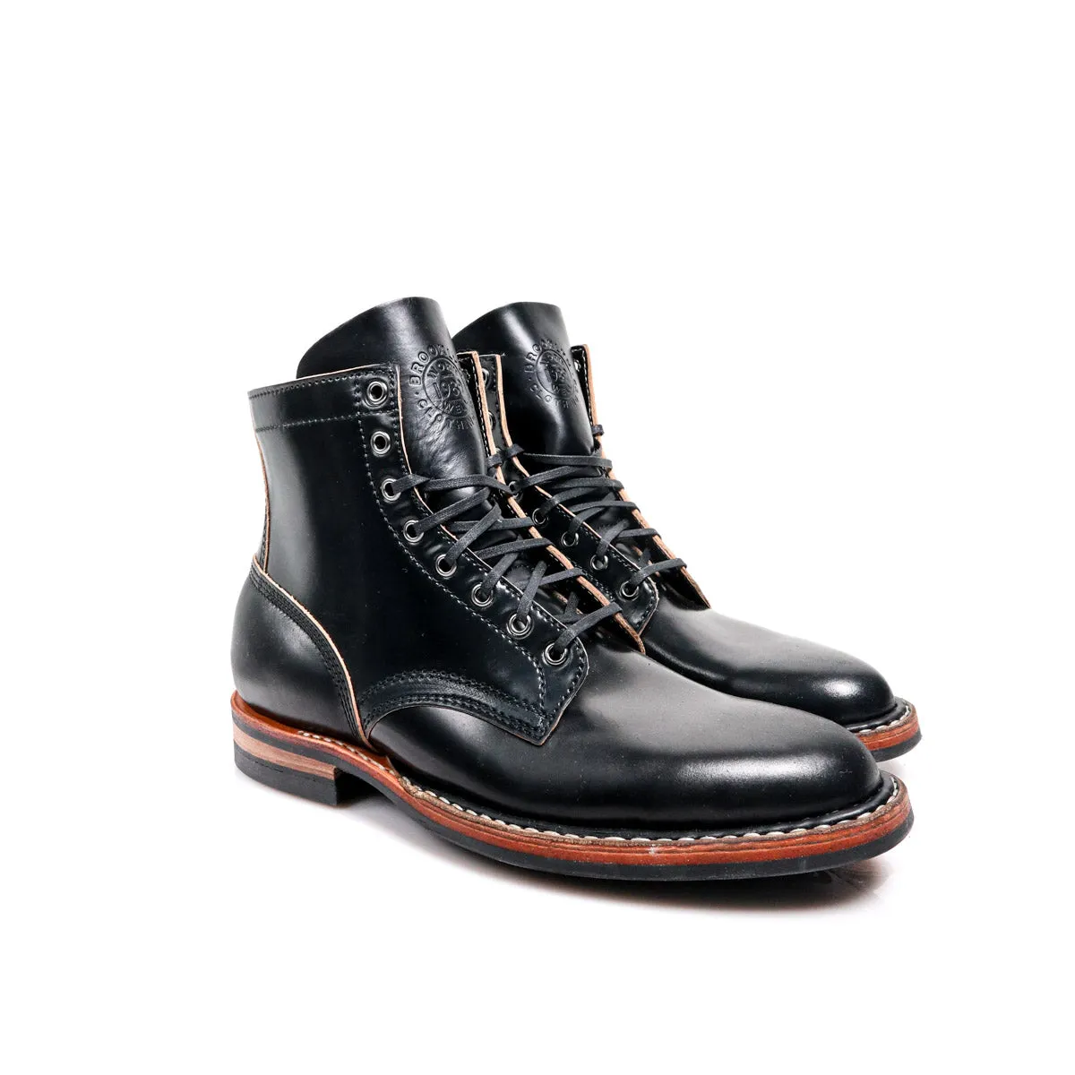 Brooklyn Clothing X White's Boots MP-Sherman Horween Black Shell Cordovan sold by Brooklyn Clothing Co.