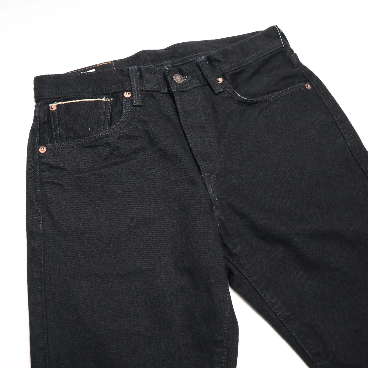 AKT32 13.5oz Japanese Selvedge Denim Wet Black Slim Taper sold by Brooklyn Clothing Co. product image thumbnail 5