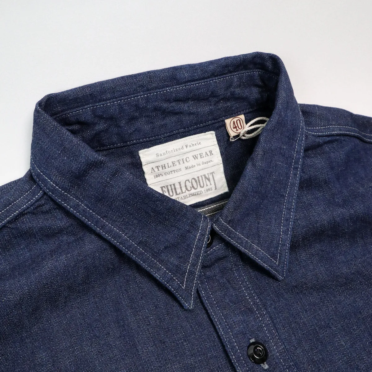 4890-19 Denim Work Shirt Indigo Blue sold by Brooklyn Clothing Co. product image thumbnail 2