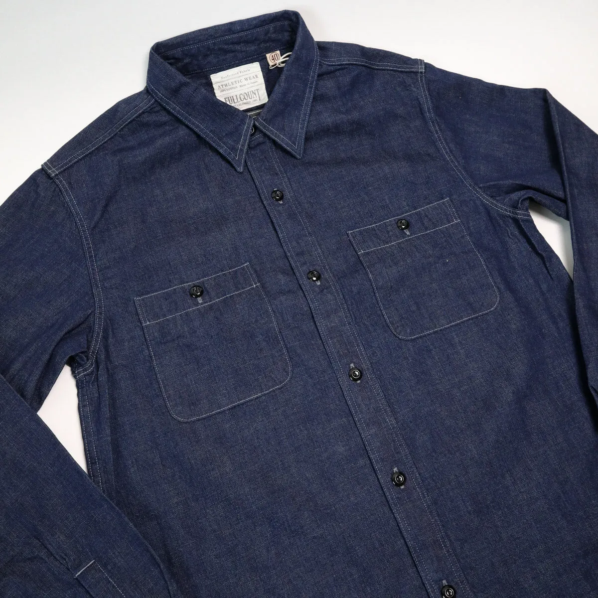 4890-19 Denim Work Shirt Indigo Blue sold by Brooklyn Clothing Co. product image thumbnail 3