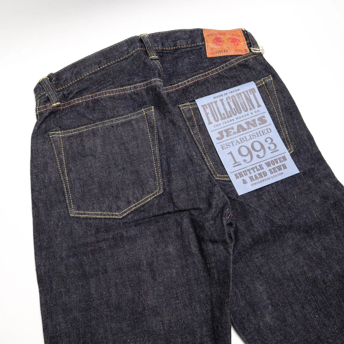 1101XXW Straight Selvedge Denim 15.5oz One Wash Indigo sold by Brooklyn Clothing Co. product image thumbnail 5