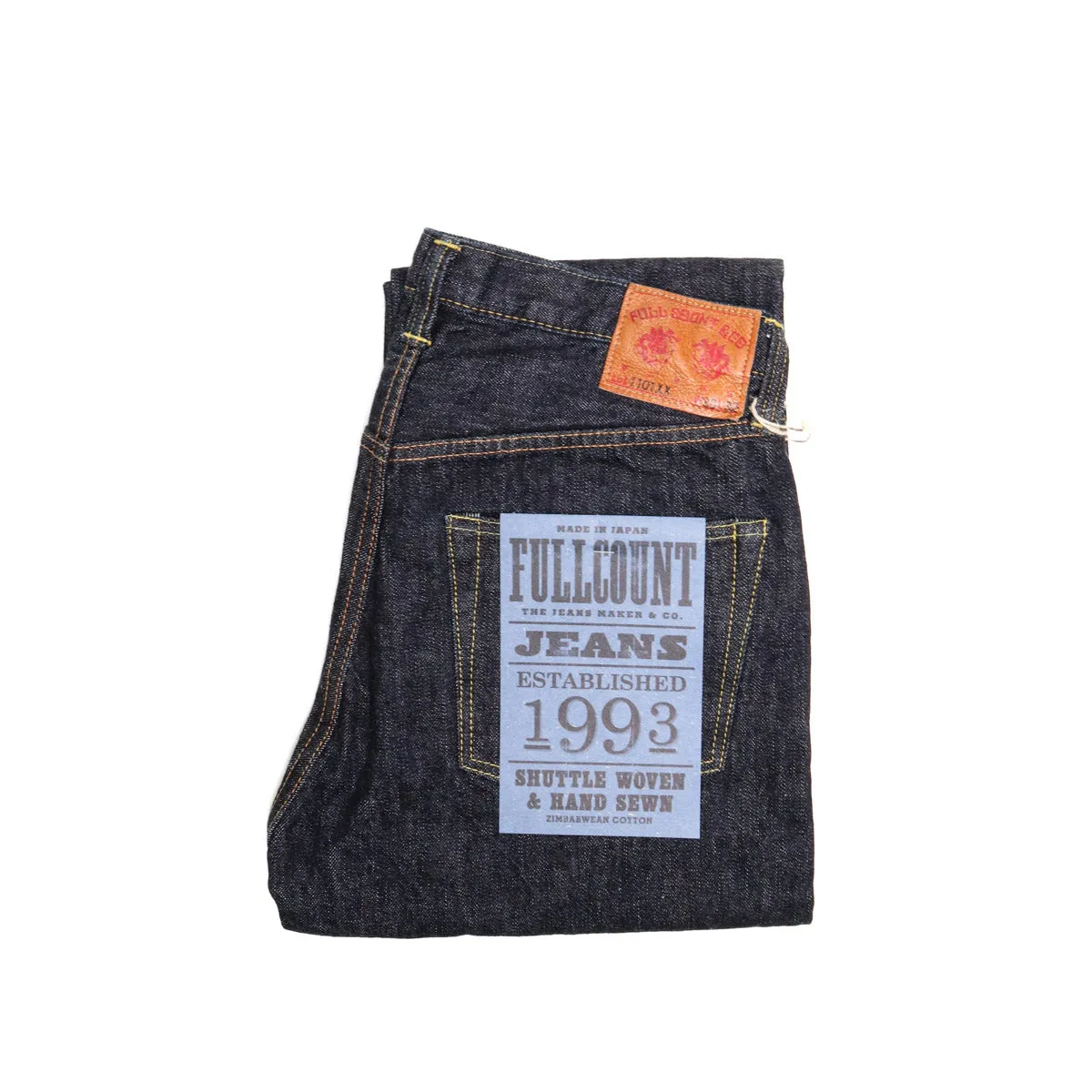 1101XXW Straight Selvedge Denim 15.5oz One Wash Indigo sold by Brooklyn Clothing Co.