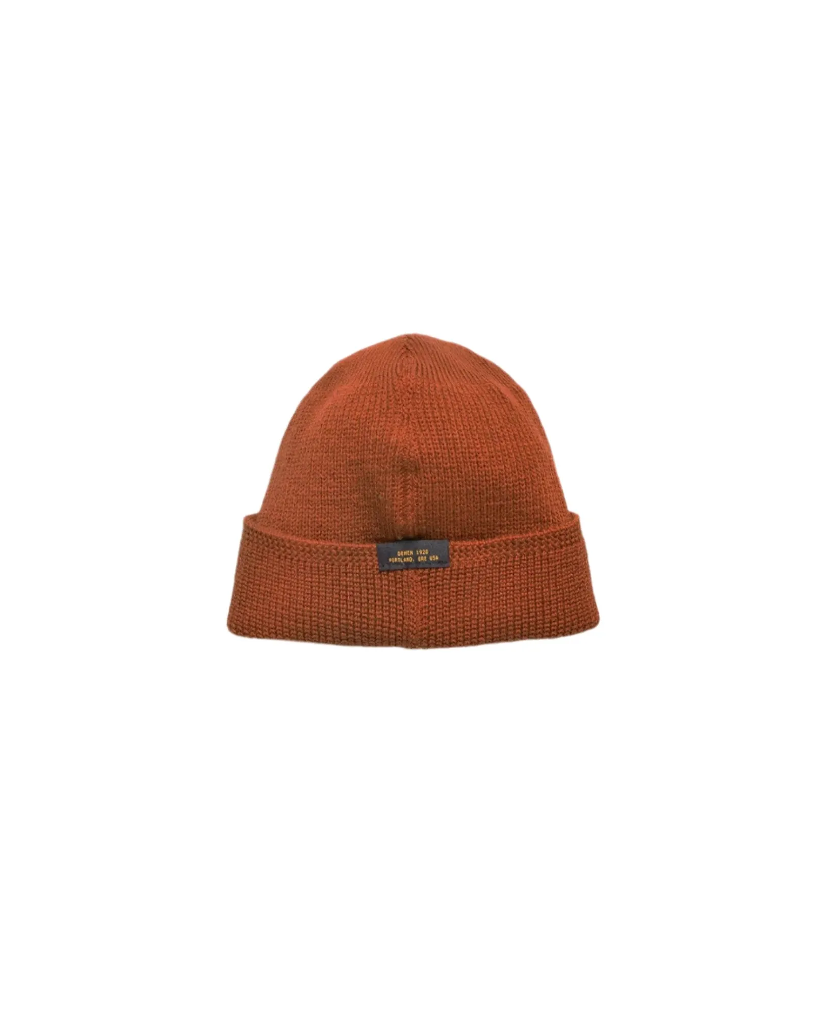 Wool Watch Cap Burnt Orange sold by Brooklyn Clothing Co. product image thumbnail 2